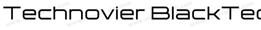 Technovier BlackTechnovier Black字体转换